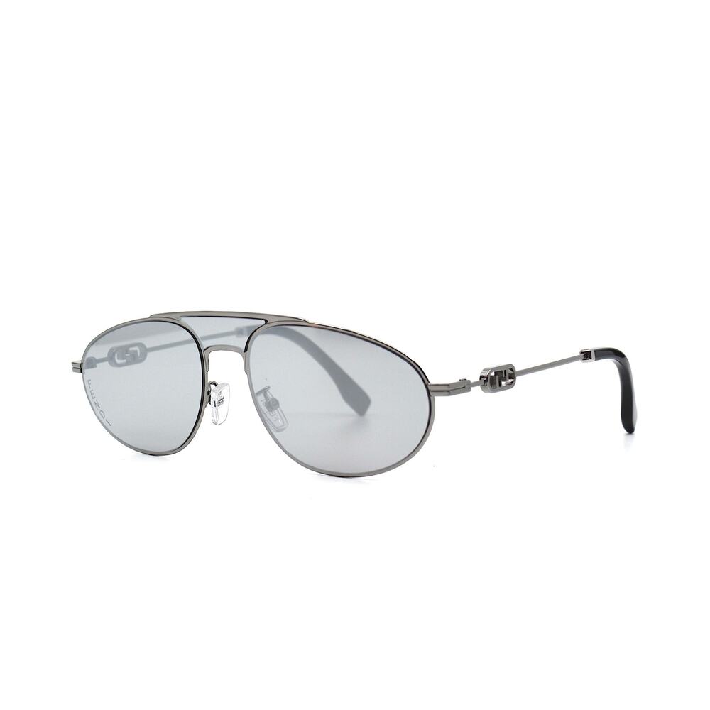 FENDI FE40072U 14C GREY SILVER MIRROR AUTHENTIC SUNGLASSES